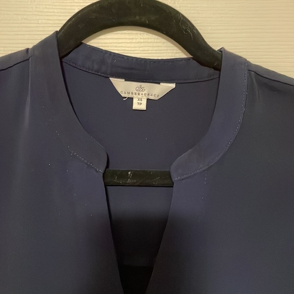 Camber and Grace Navy Blouse - Picture 2 of 3